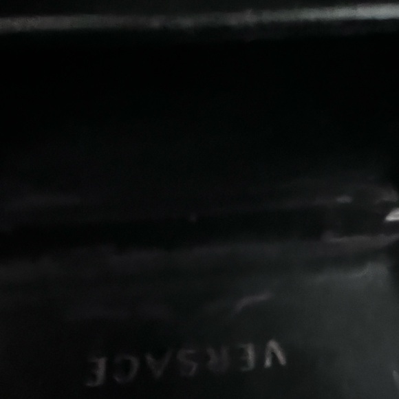 Versace Sunglasse case 6 by 2 black has cleaning cloth. - Picture 2 of 13